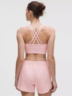 Lululemon Light Pink Strappy Bra